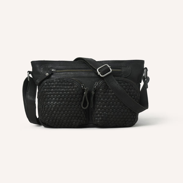 Amora Crossbody Woven Black