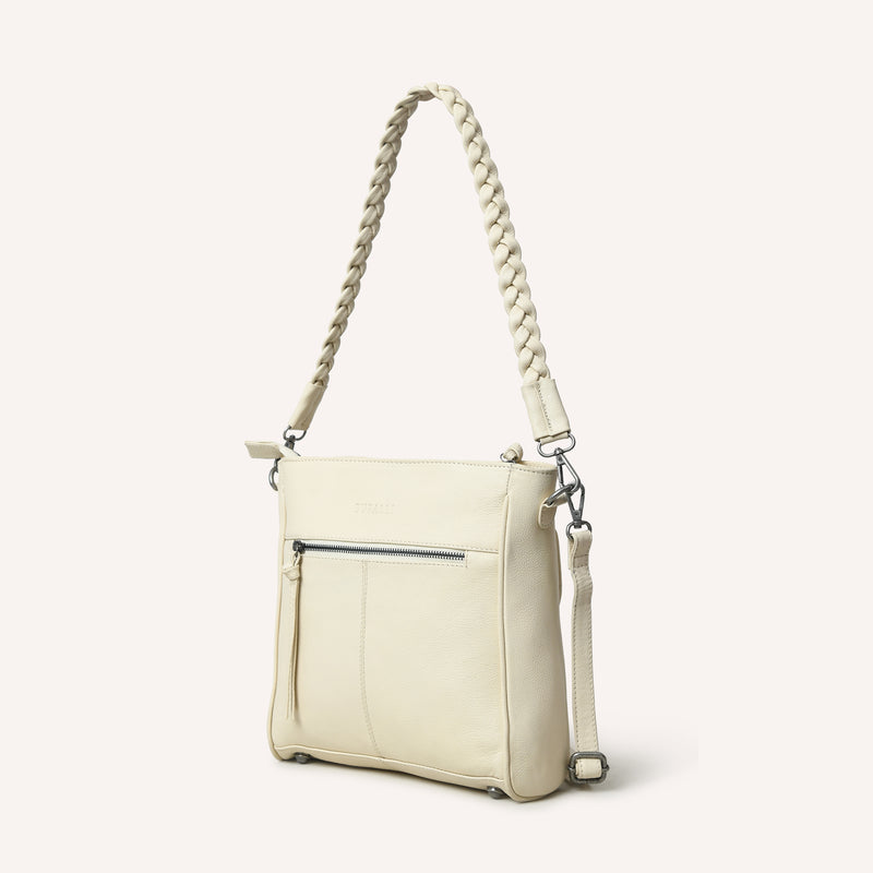 Chloe Shoulderbag Braided off white