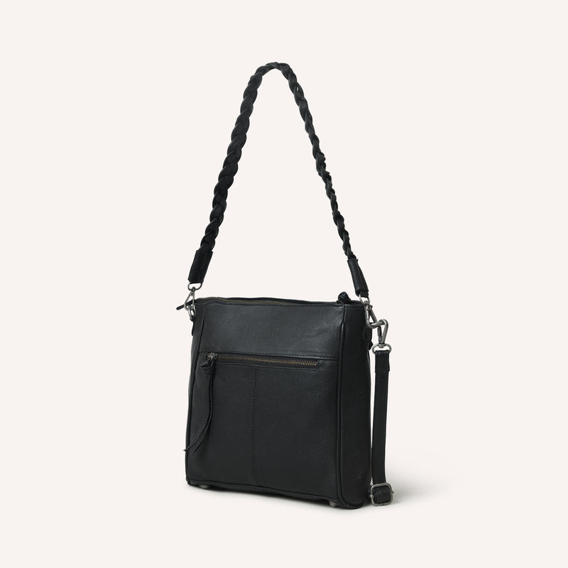 Chloe Shoulderbag Braided Black