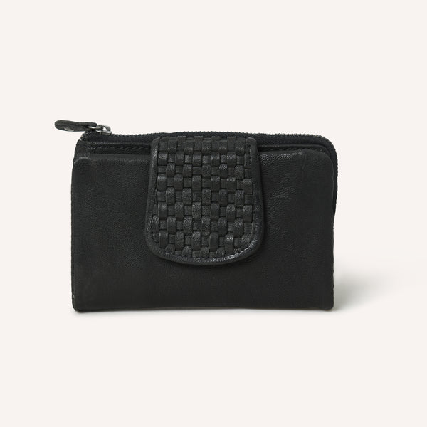 Ashley Wallet Woven Black