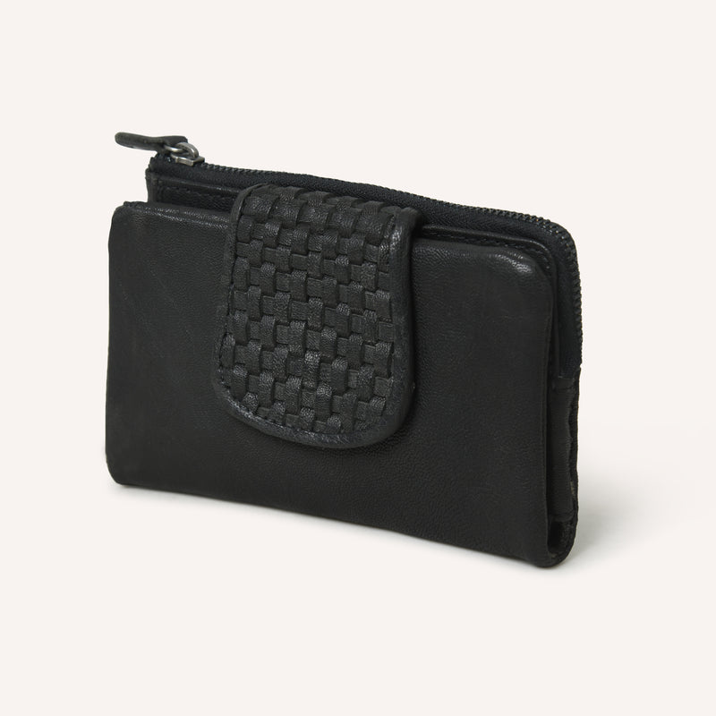 Ashley Wallet Woven Black