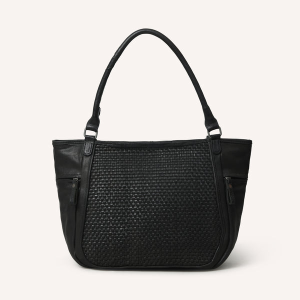 Astrid Shopper Woven Black