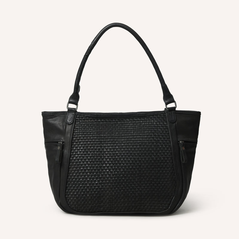 Astrid Shopper Woven Black